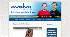 Desktop Screenshot of evolvefitnessltd.com